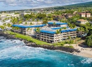 Condo, Multiple Beds (Kona Mansions 225 Top Floor 2 story O) | Aerial view - Kona Mansions 225 Top Floor 2 Story Ocean Views! (Kailua-Kona)