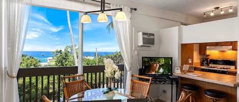 LÀgenhet - 1 kingsize-sÀng med bÀddsoffa (Kona Mansions#211) | Restauranger