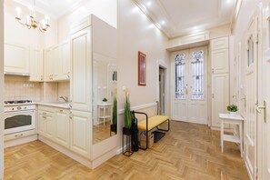 Interior - spacious family apartment in the city center (Budapest)