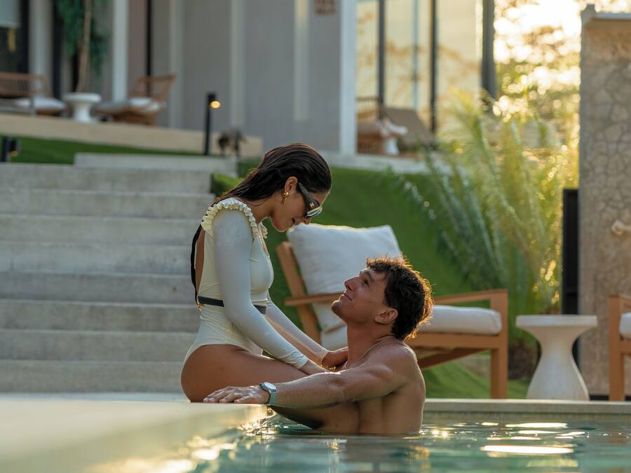 Outdoor pool, open 9:00 AM to 8:00 PM, free cabanas, pool umbrellas