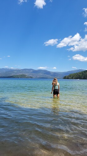 Adventure Cabin -Coolin Priest Lake; king bed, bunks, ATV and snowmobile parking