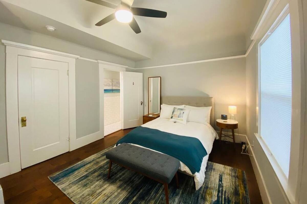 Premium bedding, memory-foam beds, in-room safe, desk