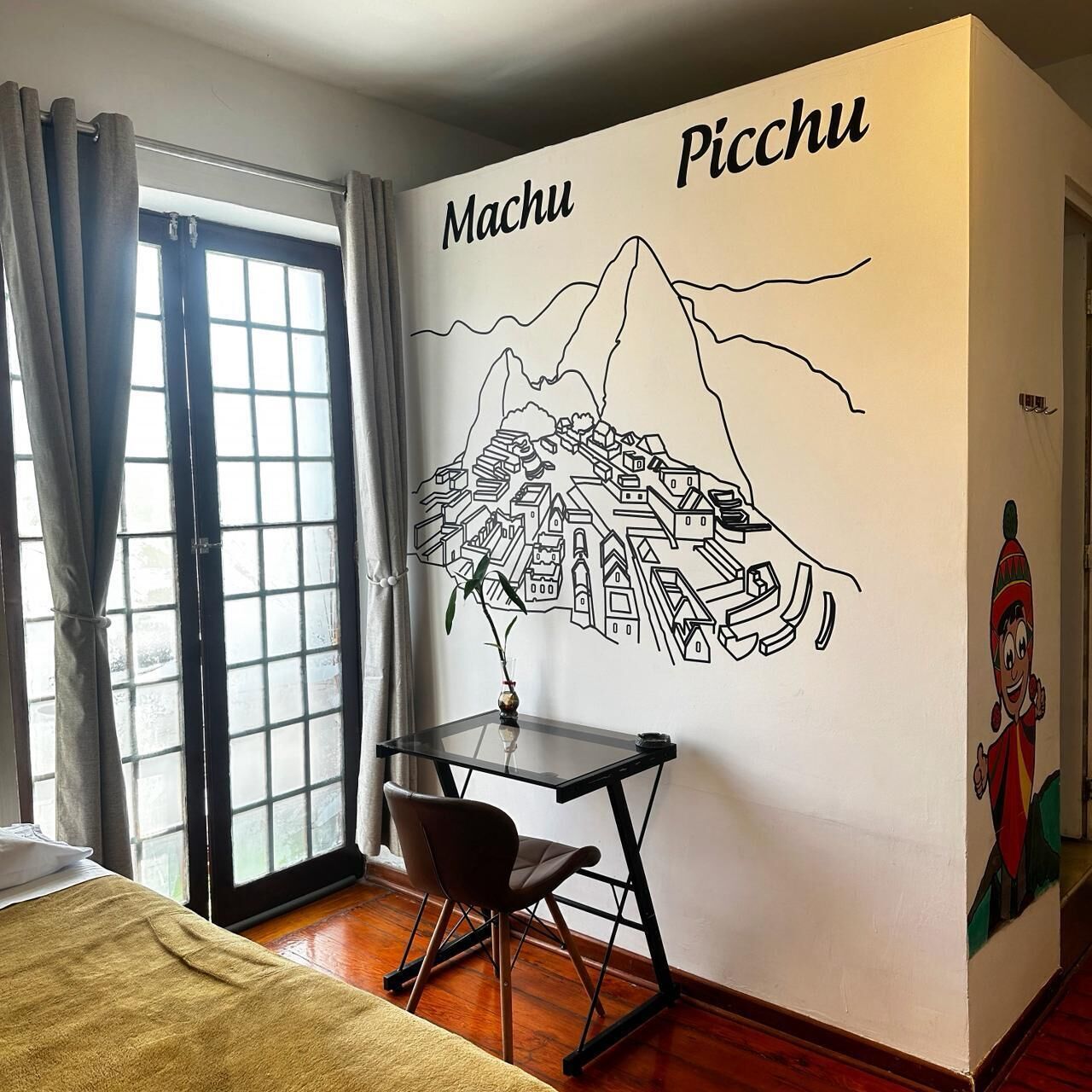 全景客房, 1 张双人床, 城市景观 | 特色装修、免费 WiFi、床单