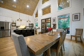 Dining - Treehouse Playset, Hot Tub, Fire Pit, Trail Access, Infinity Game Table (Broken Bow)