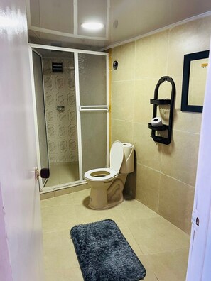 Towels, soap, toilet paper