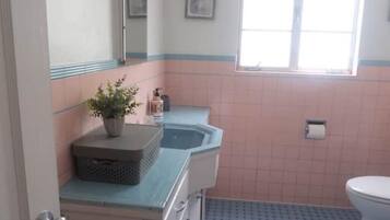 Towels, soap, toilet paper