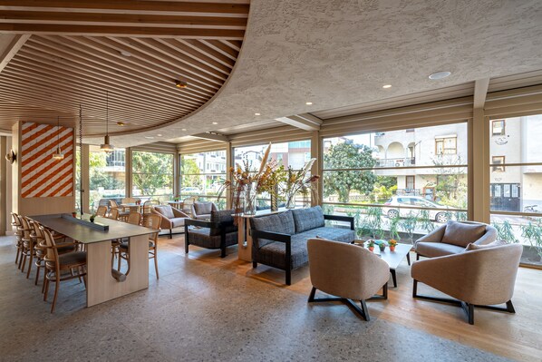 Sala de estar en el lobby