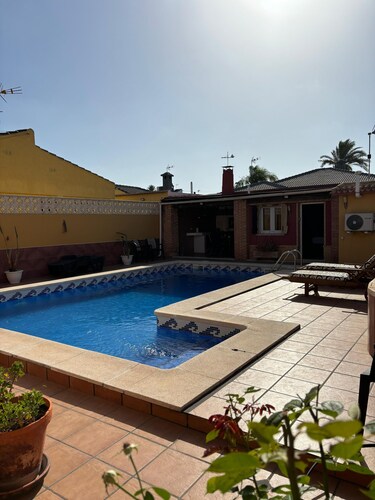 Chalet con Piscina en Los Balcones,torrevieja, (apta Para Mascotas