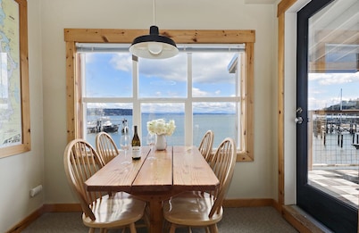 Waterfront 2 bedroom condo - private deck offering spectacular views