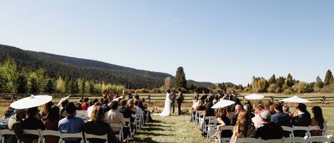 Área para banquetes al aire libre