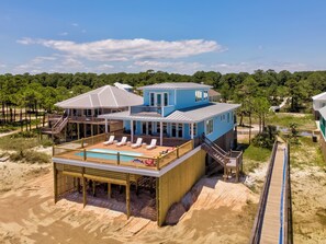 Exterior - Coastal Charm | 8/1 cancellation. Beachfront, pool, hottub (Dauphin Island)