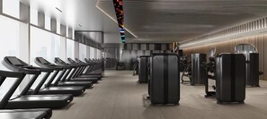 Trang thiết bị tập thể dục tại phòng