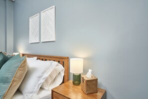 2 bedrooms, iron/ironing board, travel crib, free WiFi