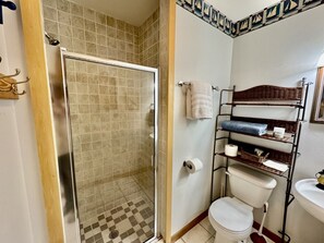 Hair dryer, towels