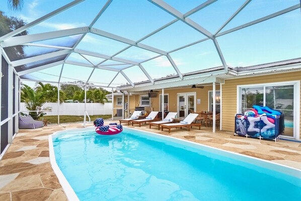 Piscine chauffée