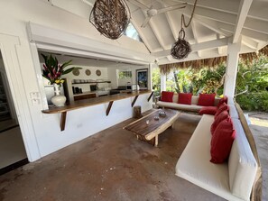 Villa, 5 Bedrooms, Terrace, Garden View | Lounge - Caribbean Style Villa for 12 People - Las Terrenas (Las Terrenas)