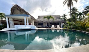 Outdoor pool - Caribbean Style Villa for 12 People - Las Terrenas (Las Terrenas)