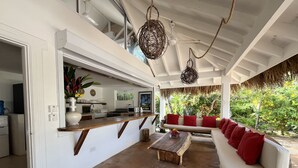 Vila, 5 kamar tidur, teras, pemandangan kebun | Lounge
