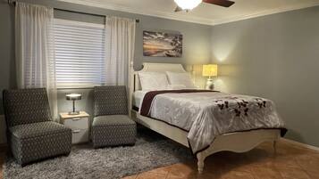 5 عدّة غرف نوم ومكواة/لوح كي وواي فاي وملاءات أسرّة