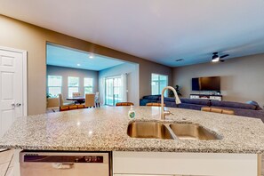 Interior - Single-story home with enclosed yard, private pool, hot tub, patio, & grill (Goodyear)