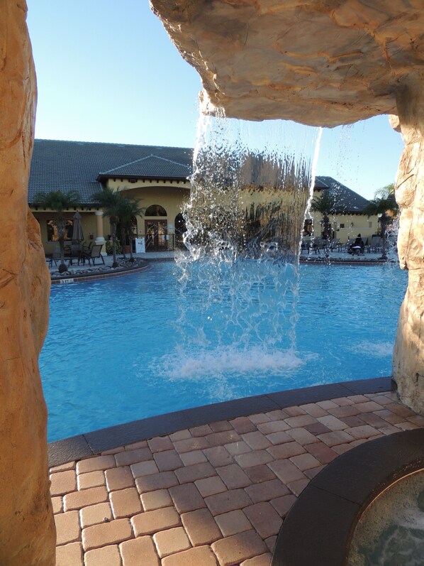 Pool - Lovely Frozen Themed 4 BR townhome near Disney located in Paradise Palms Resort. (Kissimmee)