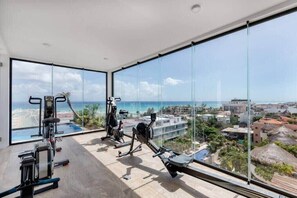 Fitness facility - Rooftop Pool, Walk to Beach, Near 5th Ave Shops (Playa del Carmen)