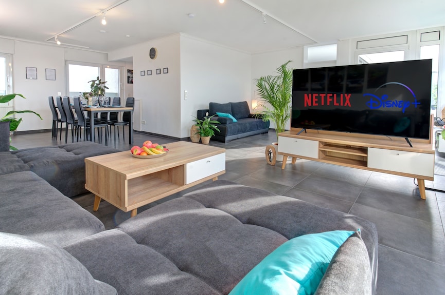 Das Penthouse - Whirlpool - Bbq - Dachterrasse - Parkplatz - Panoramaausblick - Karlsruhe