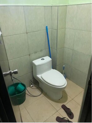 Towels, soap, toilet paper