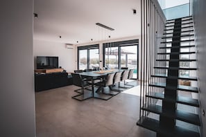 Blick von der Unterkunft
