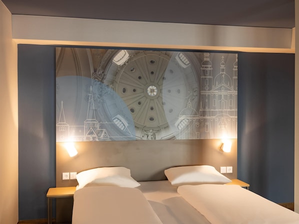 1 Schlafzimmer, Verdunkelungsvorhänge, schallisolierte Zimmer