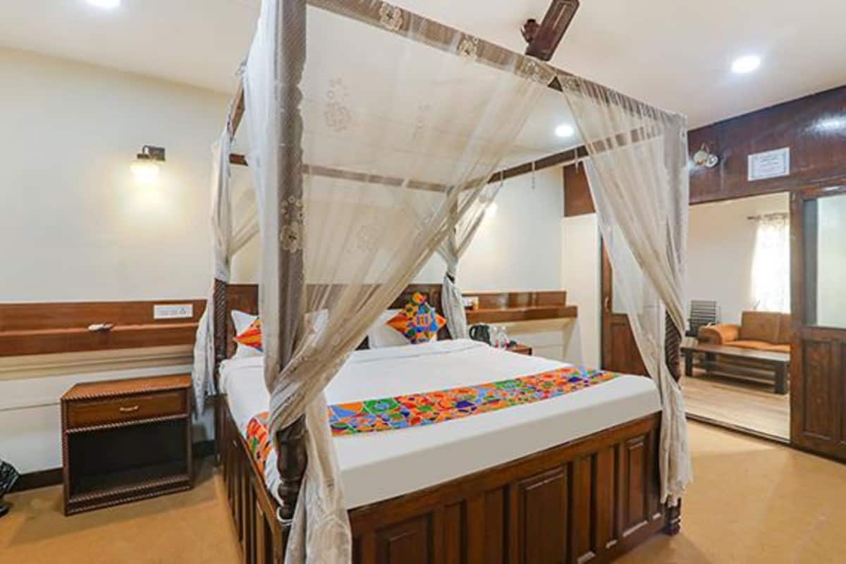 Premium kamer | Lakens van Egyptisch katoen, luxe beddengoed, een kluis op de kamer