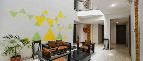 Sala de estar en el lobby