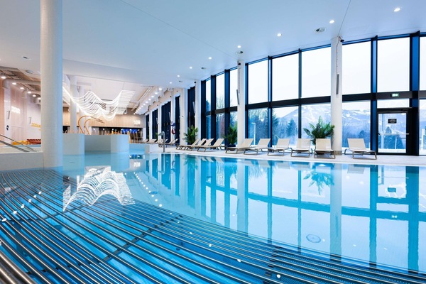 2 indoor pools, open 8:00 AM to 10:00 PM, sun loungers