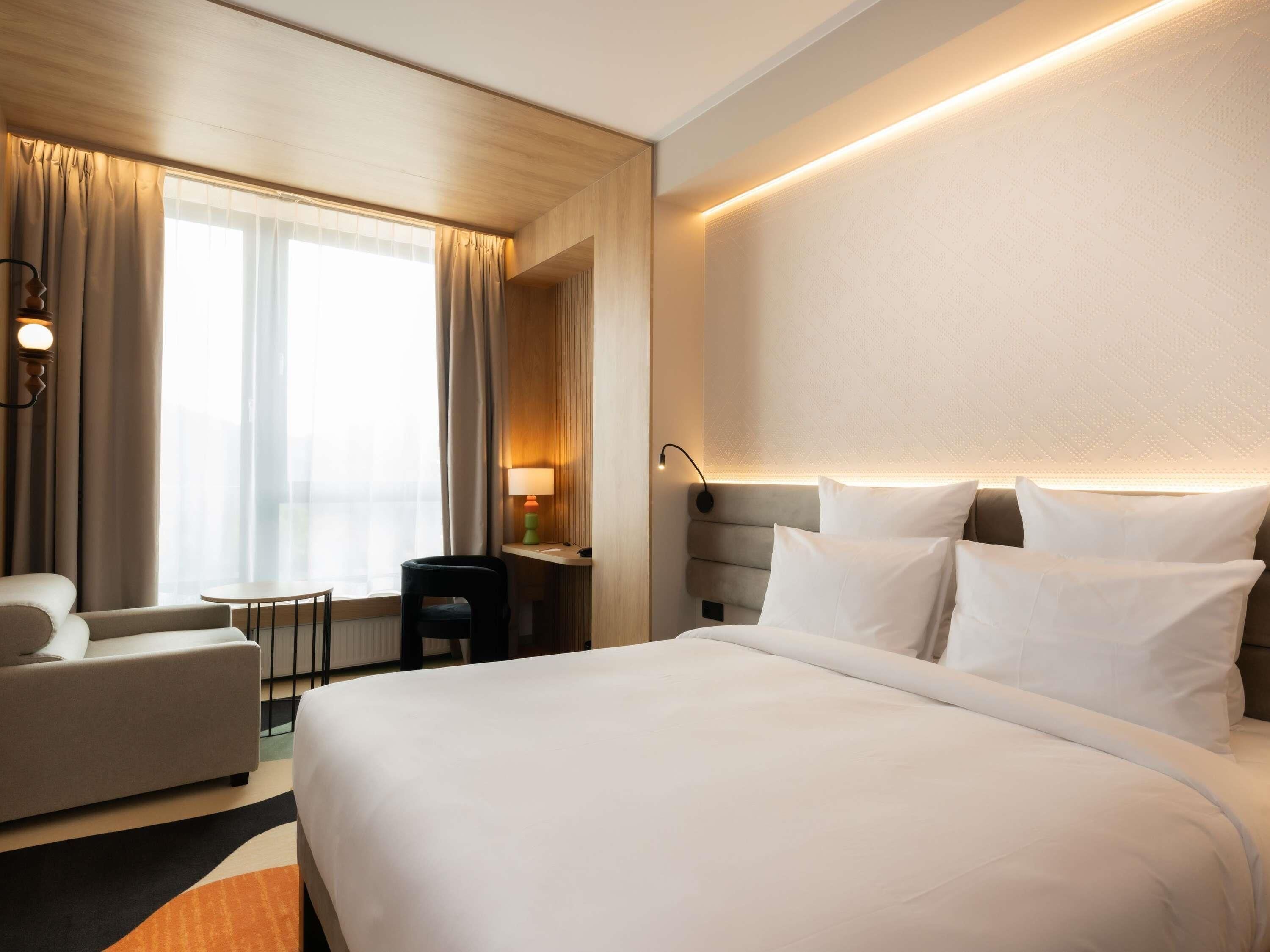 Chambre Classique, 1 lit double, accessible aux personnes à mobilité réduite, vue montagne | Coffres-forts dans les chambres, Wi-Fi gratuit