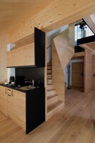 Dúplex Deluxe, 1 cama doble con sofá cama | Cocina privada | Máquina de café espresso, cafetera o tetera y hervidor eléctrico