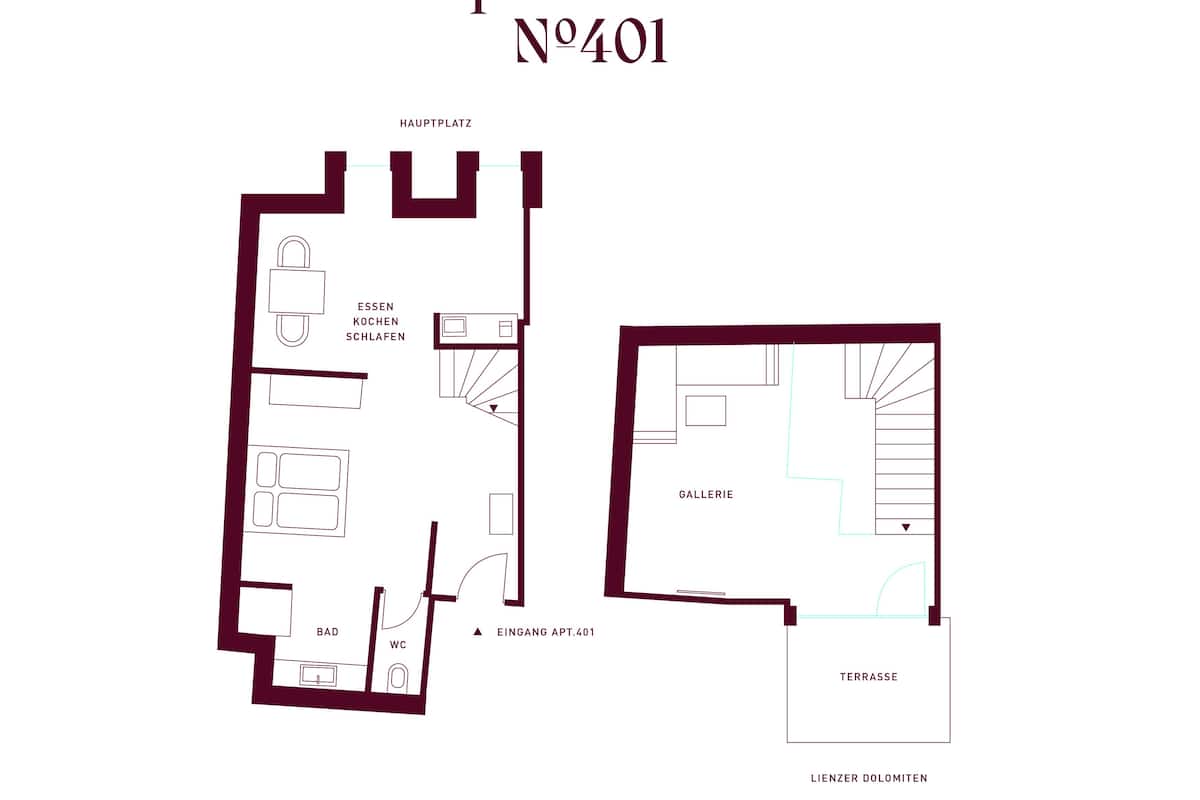 1 bedroom, hypo-allergenic bedding, desk, laptop workspace