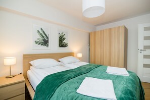 Deluxe-Apartment | 2 Schlafzimmer, Allergikerbettwaren, Schreibtisch