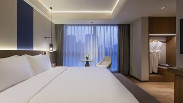 In-room safe, blackout drapes, soundproofing, iron/ironing board