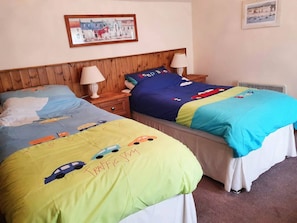 2 bedrooms, iron/ironing board, travel crib, free WiFi