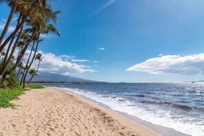 On the beach - Oceanfront condo with pool & BBQ | Kihei (Kihei)