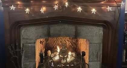 Comfy Tudor in suburban setting, 5mi from Center City Philadelphia. Coffee bar!