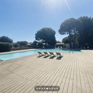 Pool - Cala Rossa Maison Dans Residence Avec Piscine DE 24mx24m Proximite 2 Plages (Lecci)