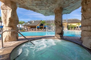 Una piscina riscaldata