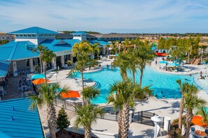 Una piscina riscaldata