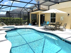 A heated pool - Last Minute Disney Getaway! Private Pool, Hot Tub & Game Room. Book Now! #93359 (Orlando)