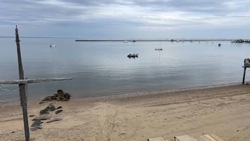 På stranden, badehåndklæder