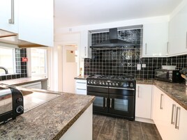 Fridge, dishwasher, electric kettle, toaster