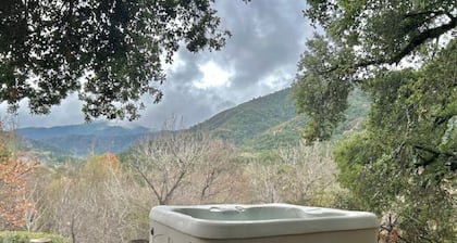 Relax to the Sound of the River while you soak in a Private Hot Tub