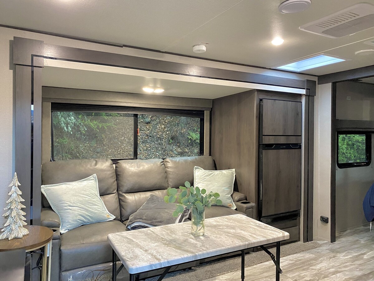 Photo 4 of Relax to the Sound of the River while you soak in a Private Hot Tub