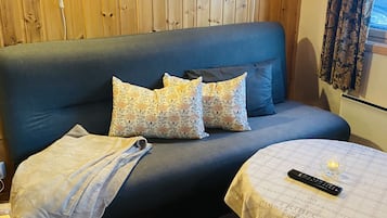 Hytte – basic | 1 soverom, skrivebord, skrivebord for bærbar PC og wi-fi (inkludert)